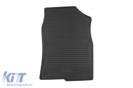 Specific rubber mats suitable for Honda Civic after 2022, 4-piece set, black color-image-6229321