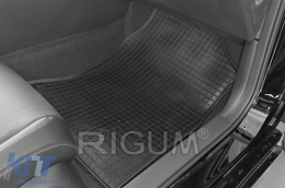 Specific rubber mats suitable for Honda Civic after 2022, 4-piece set, black color-image-6229324