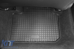 Specific rubber mats suitable for Honda Civic after 2022, 4-piece set, black color-image-6229325