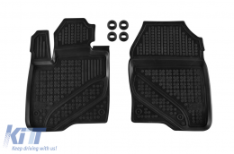 Specific rubber mats suitable for Honda CR-V PHeV after 2023, 4-piece set, black color-image-6214615