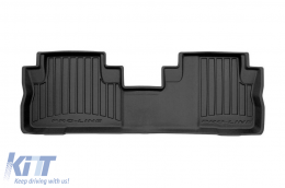 Specific rubber mats suitable for Honda CR-V 2006-2011 from Frogum 3D ProLine series, 3-piece set, black color, with 24-month warranty-image-6222429