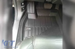 Specific rubber mats suitable for Honda CR-V 2018-2022, 4-piece set, black color, with 24-month warranty-image-6222751