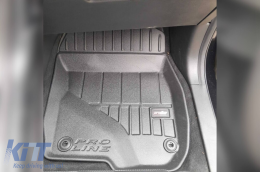 Specific rubber mats suitable for Honda CR-V 2018-2022, 4-piece set, black color, with 24-month warranty-image-6222752