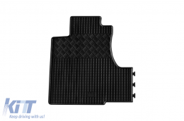 Specific rubber mats suitable for Honda CR-V 2006-2011, 4-piece set, black color-image-6228568