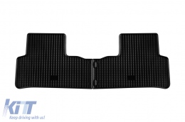 Specific rubber mats suitable for Honda CR-V 2006-2011, 4-piece set, black color-image-6228570