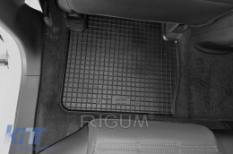 Specific rubber mats suitable for Honda CR-V, CR-V Hybrid 2018-2022, 4-piece set, black color-image-6229092