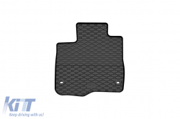 Specific rubber mats suitable for Honda CR-V e:HEV, PHeV after 2023, 4-piece set, black color-image-6229480