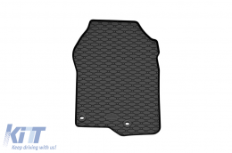 Specific rubber mats suitable for Honda CR-V e:HEV, PHeV after 2023, 4-piece set, black color-image-6229481