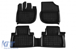 image-14-Specific rubber mats suitable for Honda e:Ny1 Electric after 2023, 3-piece set, black color