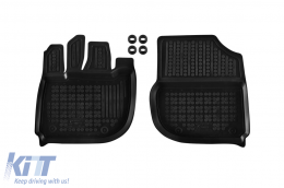 Specific rubber mats suitable for Honda e:Ny1 Electric after 2023, 3-piece set, black color-image-6214629