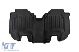 Specific rubber mats suitable for Honda HR-V e:HEV after 2021, 3-piece set, black color, with 24-month warranty-image-6223815