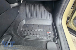 Specific rubber mats suitable for Honda HR-V e:HEV after 2021, 3-piece set, black color, with 24-month warranty-image-6223820