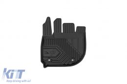 Specific rubber mats suitable for Honda HR-V e:HEV after 2021, 4-piece set, black color-image-6227228