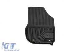Specific rubber mats suitable for Honda HR-V e:HEV after 2021, 4-piece set, black color-image-6227229