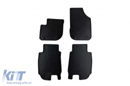 Specific rubber mats suitable for Honda HR-V after 2022, 4-piece set, black color - ABFMH6018873