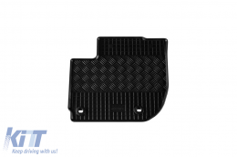 Specific rubber mats suitable for Honda Jazz Crosstar, Jazz Hybrid after 2020, 4-piece set, black color-image-6229166