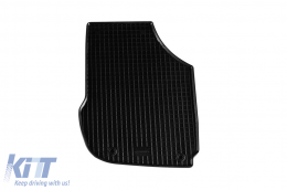 Specific rubber mats suitable for Honda Jazz Crosstar, Jazz Hybrid after 2020, 4-piece set, black color-image-6229167