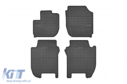 Specific rubber mats suitable for Honda Jazz after 2015, 4-piece set, black color - ABFMH6019429