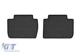 Specific rubber mats suitable for Honda ZR-V after 2023, 4-piece set, black color-image-6229370