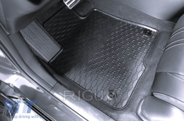 Specific rubber mats suitable for Honda ZR-V after 2023, 4-piece set, black color-image-6229371