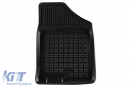 Specific rubber mats suitable for Hyundai Elantra 2010-2016, 4-piece set, black color-image-6215515