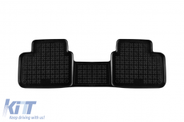 Specific rubber mats suitable for Hyundai Elantra 2019-2020, 3-piece set, black color-image-6215583
