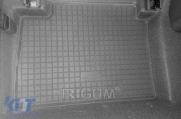 Specific rubber mats suitable for Hyundai Elantra after 2016, 4-piece set, black color-image-6228937