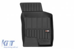 Specific rubber mats suitable for Hyundai Getz 2002-2011, 4-piece set, black color, with 24-month warranty-image-6223077