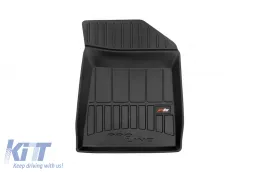 Specific rubber mats suitable for Hyundai i10 III after 2019, 4-piece set, black color, with 24-month warranty-image-6222173