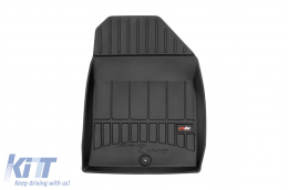 Specific rubber mats suitable for Hyundai i30 hatchback, Fastback after 2016, 4-piece set, black color, with 24-month warranty-image-6222087