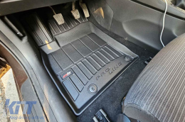 Specific rubber mats suitable for Hyundai i30 hatchback, Fastback after 2016, 4-piece set, black color, with 24-month warranty-image-6222089