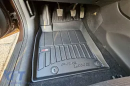 Specific rubber mats suitable for Hyundai i30 hatchback, Fastback after 2016, 4-piece set, black color, with 24-month warranty-image-6222090