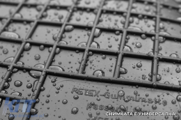 Specific rubber mats suitable for Hyundai i30 after 2017, 4-piece set, black color-image-6229910