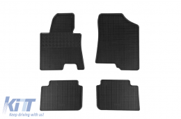 Specific rubber mats suitable for Hyundai i30 2012-2017, 4-piece set, black color-image-6248594
