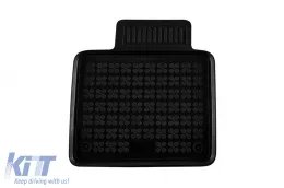 Specific rubber mats suitable for Hyundai i40 2011-2019, 4-piece set, black color-image-6215504