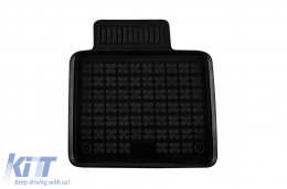 Specific rubber mats suitable for Hyundai i40 2011-2019, 4-piece set, black color-image-6215505