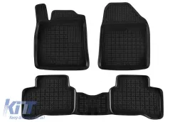 image-73-Specific rubber mats suitable for Hyundai Ioniq Hybrid after 2016, 3-piece set, black color