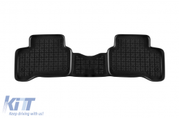 Specific rubber mats suitable for Hyundai Ioniq Hybrid after 2016, 3-piece set, black color-image-6215554