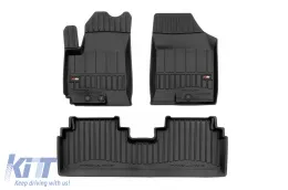 image-27-Specific rubber mats suitable for Hyundai ix20 2010-2017 from Frogum 3D ProLine series, 3-piece set, black color, with 24-month warranty