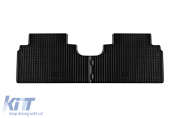 Specific rubber mats suitable for Hyundai iX20 after 2010, Kia Venga after 2009, Kia Venga after 2015, 4-piece set, black color-image-6228648