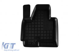 Specific rubber mats suitable for Hyundai iX35 2010-2015, 4-piece set, black color-image-6215481