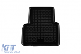 Specific rubber mats suitable for Hyundai iX35 2010-2015, 4-piece set, black color-image-6215483