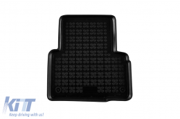 Specific rubber mats suitable for Hyundai iX35 2010-2015, 4-piece set, black color-image-6215484