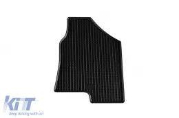 Specific rubber mats suitable for Hyundai ix35, Kia Sportage 2009-2015, 4-piece set, black color-image-6248604