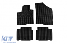image-34-Specific rubber mats suitable for Hyundai iX55 after 2009, 4-piece set, black color