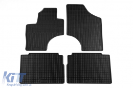Specific rubber mats suitable for Hyundai iX55 2009-2011, 4-piece set, black color - ABFMH6018964