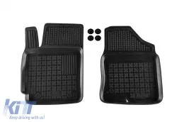 Specific rubber mats suitable for Hyundai Kona after 2023, 4-piece set, black color-image-6215646