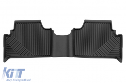 Specific rubber mats suitable for Hyundai Kona Electric 2018-2023, 4-piece set, black color-image-6227146