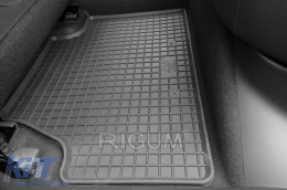 Specific rubber mats suitable for Hyundai Kona Electric 2018-2023, 4-piece set, black color-image-6229186