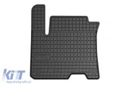 Specific rubber mats suitable for Hyundai Kona Electric 2018-2023, EV version, 4-piece set, black color-image-6230867